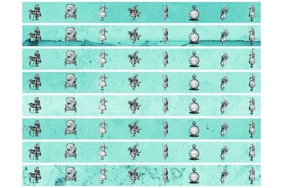 Download Alice in Wonderland Washi Tapes .4/18. - Washi tapes Collection