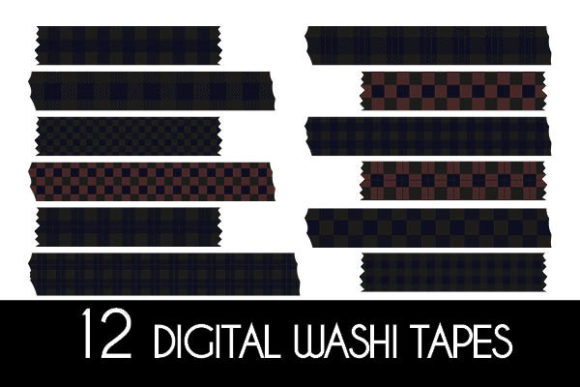 Download Dark Buffalo Plaid Washi Tapes Patterns - Washi tapes Collection