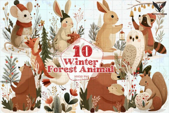 Download Winter Forest Animal PNG - Winter Collection