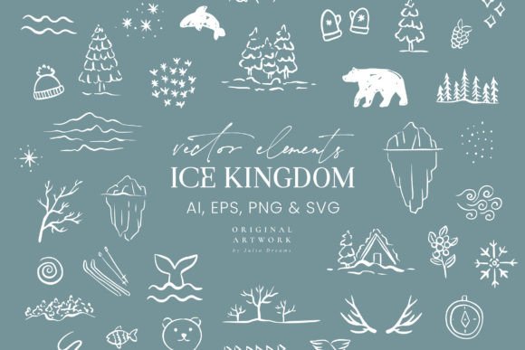 Download Winter Arctic Vector Clipart SVG - Winter Collection