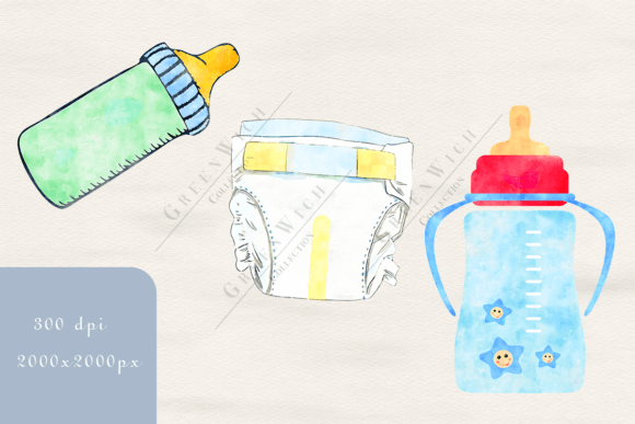 Download Watercolor Boho Baby Clipart - Boho baby clipart Collection