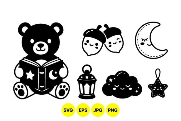 Download Cute Woodland Baby Clipart Set - Woodland baby clipart Collection