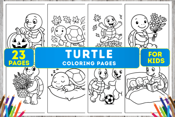 Download Turtle Coloring Book#1 - Premium Resources