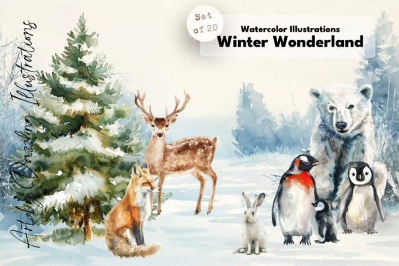 Download Winter Wonderland Wildlife - Winter Collection