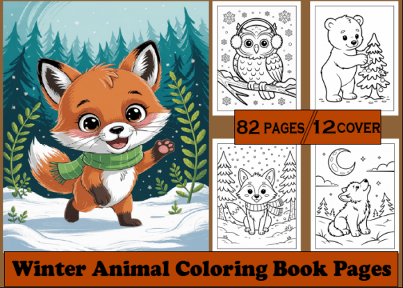 Download 82+ Winter Animal Coloring Book Pages - Winter Collection