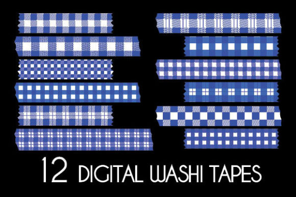 Download Blue Buffalo Plaid Washi Tapes Patterns - Washi tapes Collection