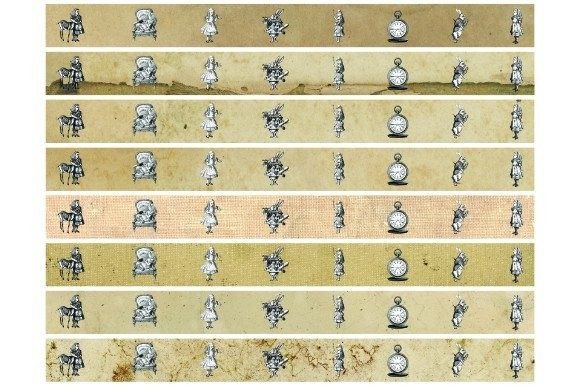 Download Alice in Wonderland Washi Tapes .4/19. - Washi tapes Collection