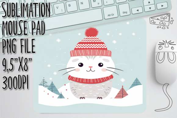 Download Winter Critters Desk Mat - Winter Collection