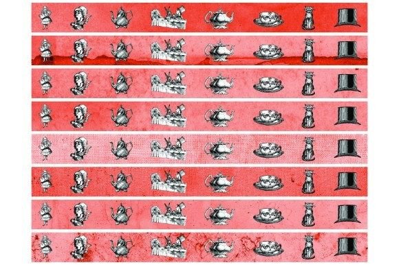 Download Alice in Wonderland Washi Tapes .3/12. - Washi tapes Collection